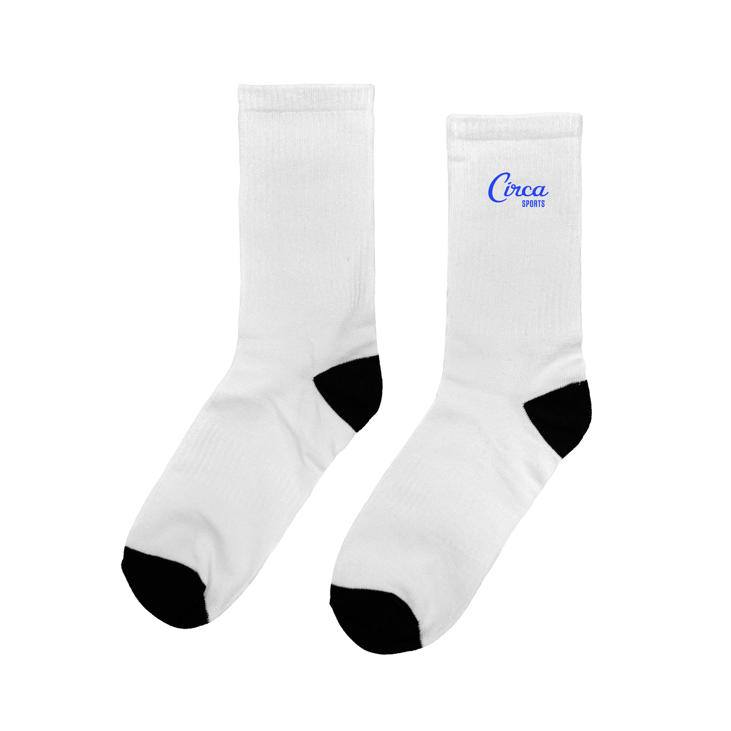Circa Resort & Casino Crew Socks — Branded Padded Crew Socks (Circa logo)