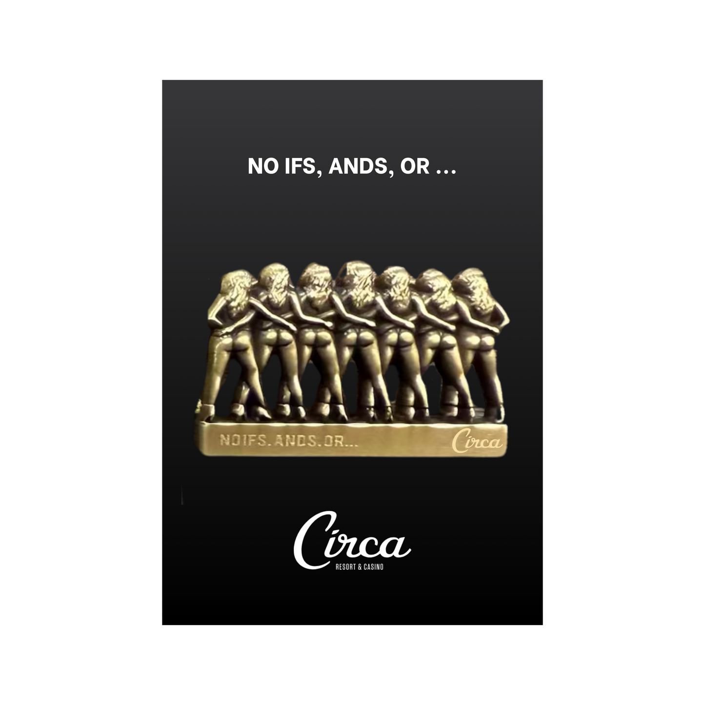Crazy Girls Exclusive Logo Pin - Brass Bar Edition
