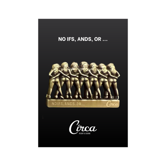 Crazy Girls Exclusive Logo Pin - Brass Bar Edition
